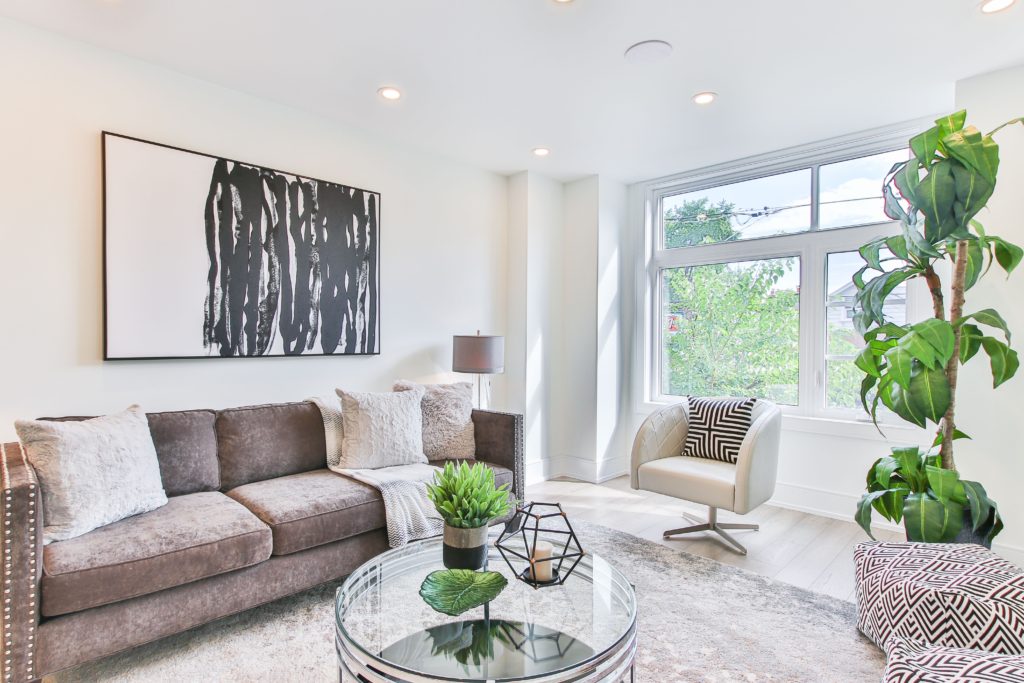 fresh and clean living room 