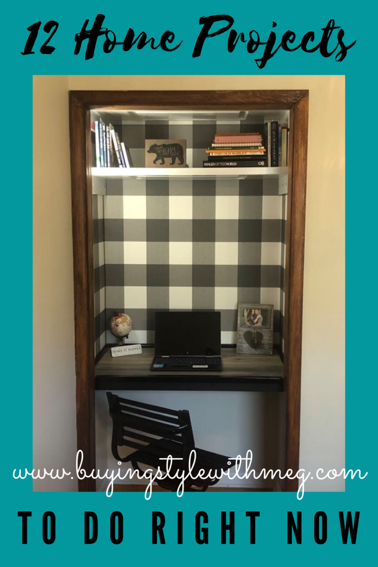 12 Home Projects To Get Done NOW! - Buying Style